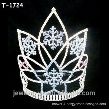 Beauty crystal snowflake christmas crowns